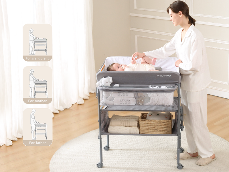 portable baby diaper changing table station foldable infant newborn dresser strudy storage safe