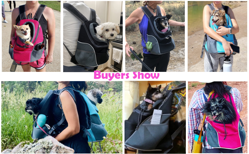 WOYYHO Pet Dog Carrier Backpack Puppy Dog Travel Carrier
