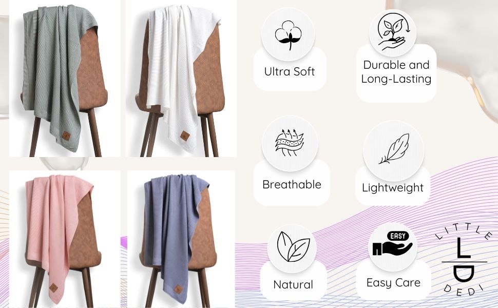 Baby crib blankets, Gender-neutral baby blankets, Nursery blankets, Baby bedding