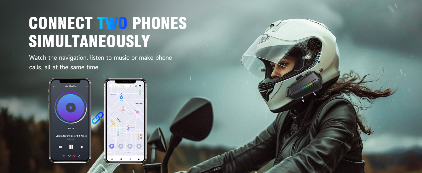 C5S Motorcycle Bluetooth Headsets