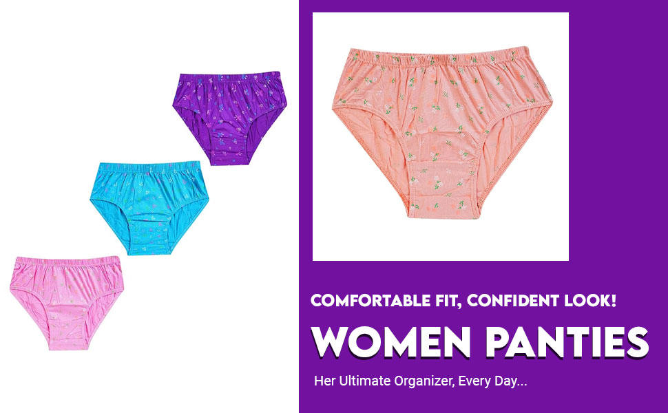 SPN-JGSP YELLOWDELIGHT Women 100% Cotton Panties