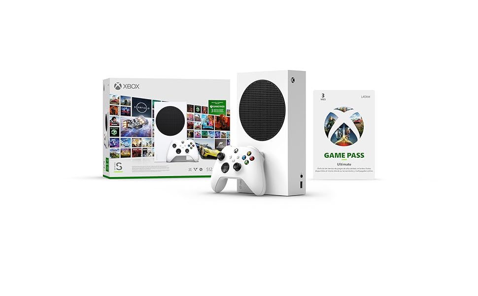 Consola Xbox Series S con 3 meses de Game Pass - Holiday Bundle Edition ...