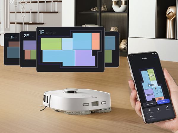 EUREKAユーリカ J12Ultra ロボット掃除機 5000pa強力吸引 Amazon | EUREKA（ユーリカ） J12Ultra ロボット掃除機 5000pa