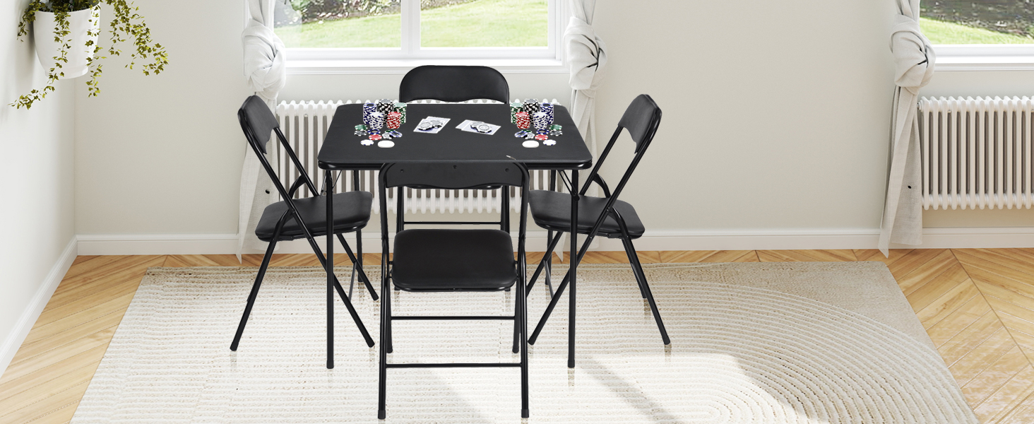 folding card table