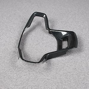 Ford Bronco 2023 2024 Wheel Steering Trim Panel Cover Trims ABS Carbon Fiber Pattern