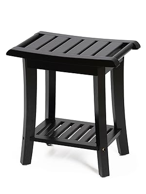 SHOWER BENCH BLACK