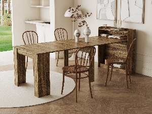 ダイニングテーブル kikiki Amazon.com - KEIKI 7-Piece Dining Table Set for 6, Modern