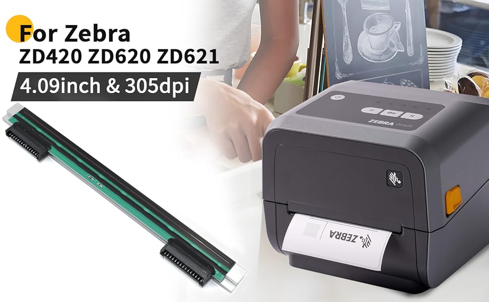 Amazon.com : P1080383-227 New Printhead for Zebra ZD420