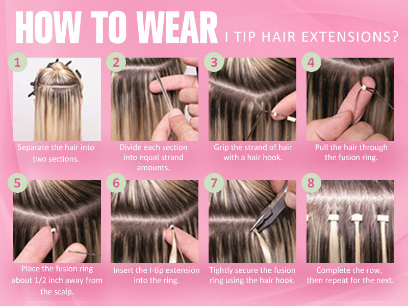 human hair extensions itip