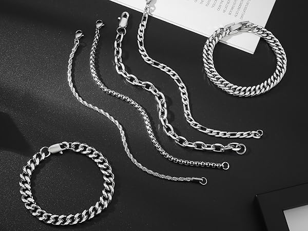 アクセサリー Seamless Shave Chain Bracelet custom Seamless Shave Chain Bracelet | RAOING