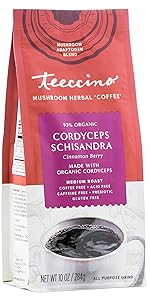 Teeccino Cordyceps Schisandra herbal coffee substitute