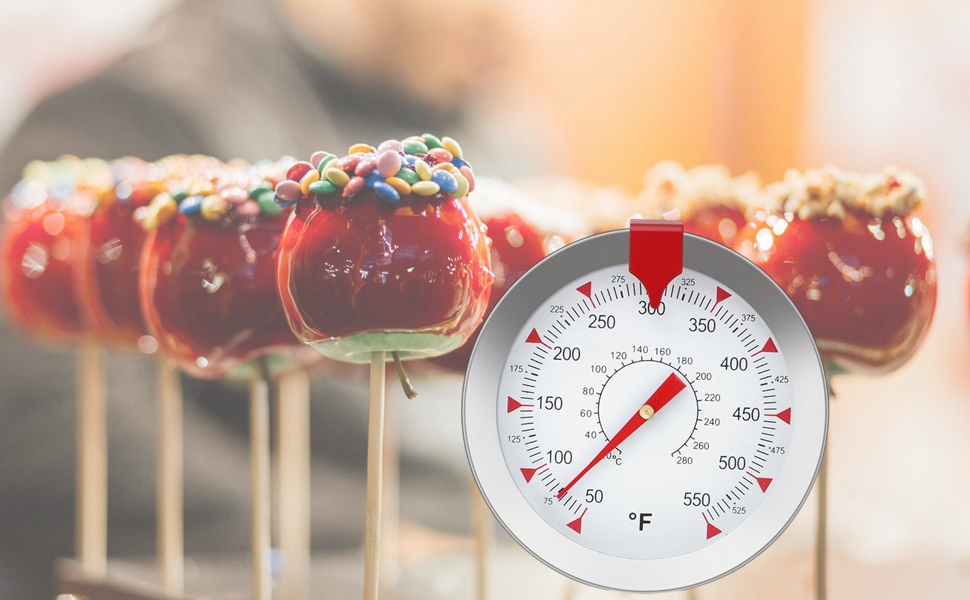 Candy Thermometer with Pot Clip Frying Oil Thermometers