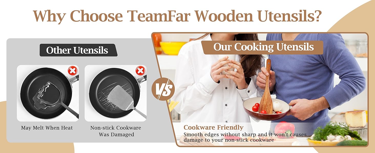 Wooden Spoons for Cooking