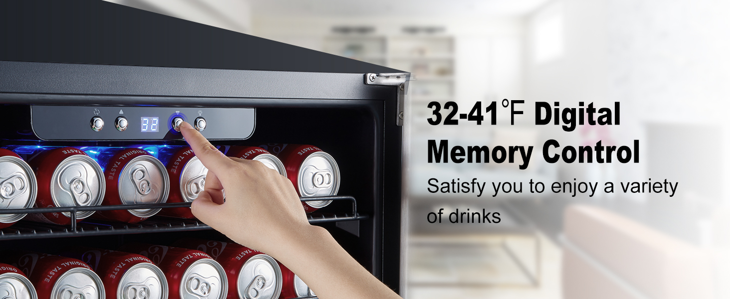 32-41℉ Digital Memory Control