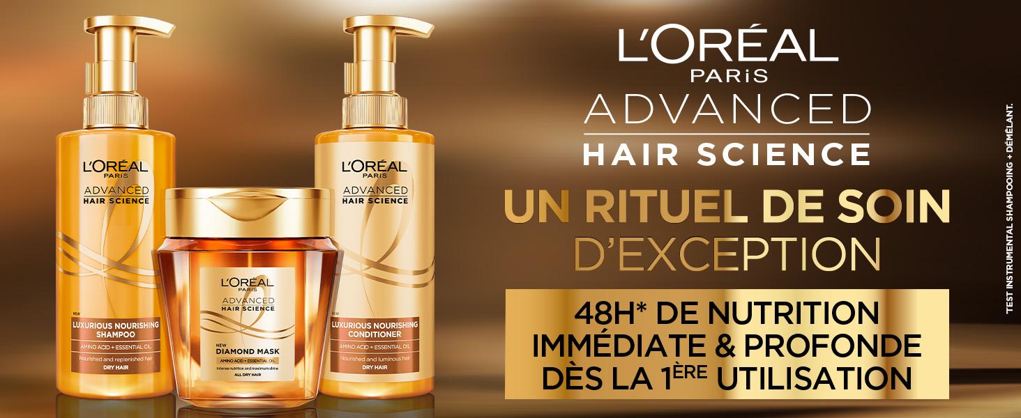Advanced hair science, la nutrition avancée pour des cheveux réparés