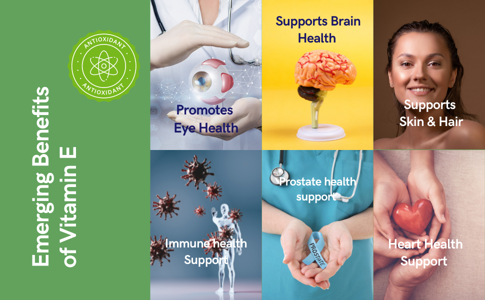 Sharrets Vitamin E (Natural Mixed Tocopherol) 60 Capsules for Skin