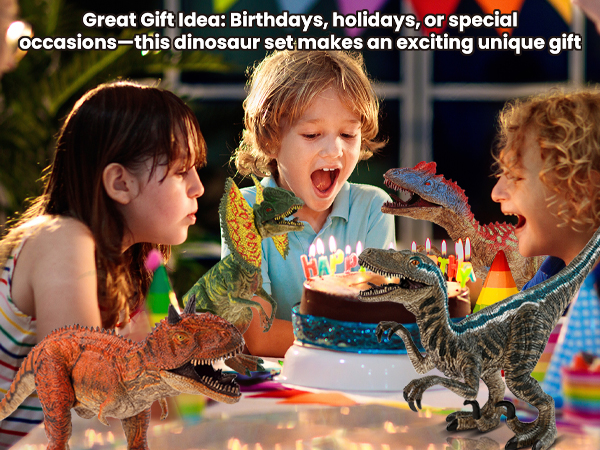 Amazon.com: Zippytots 4 PCS Big Dinosaur Toys for Kids 3-5