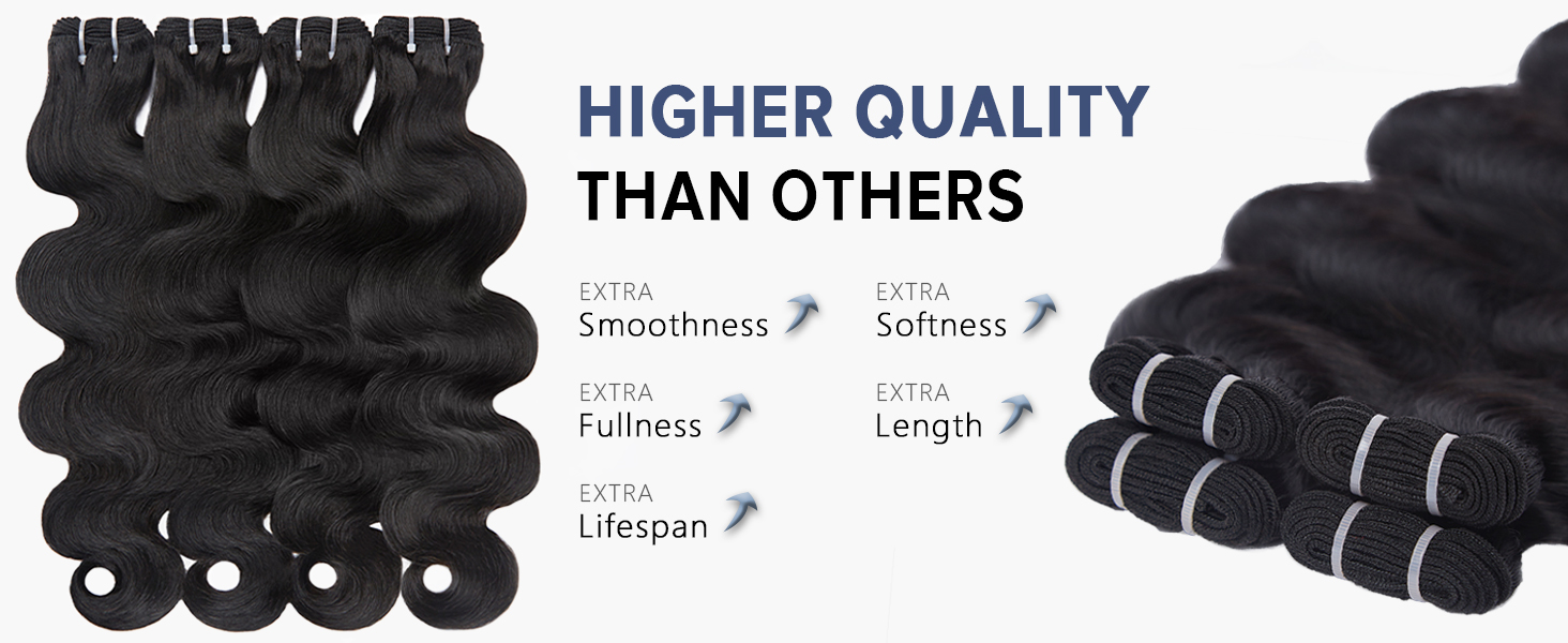 human hair bundles body wave