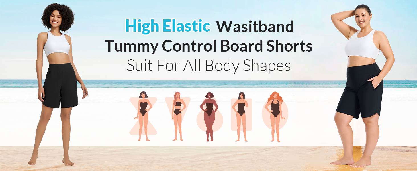 9” Swim Shorts for Women