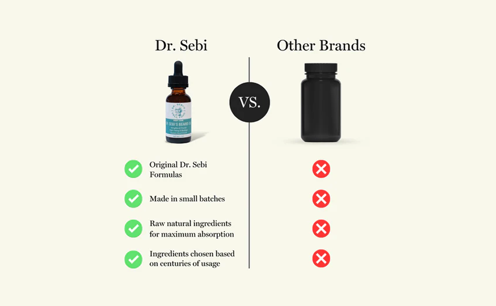 Dr. sebi beard oil vs others
