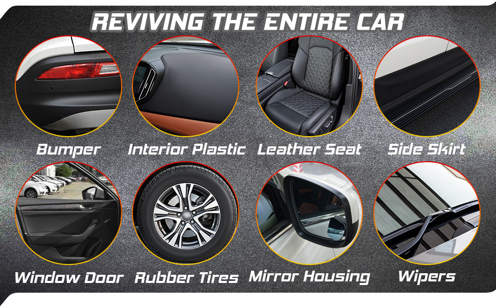 Back to Black Trim Restorer, Car Plastic Restorer, Car Cleaning
