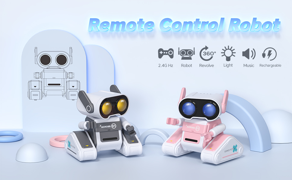 DoDoMagxanadu Robot Toys, Remote Control Robot Toy for