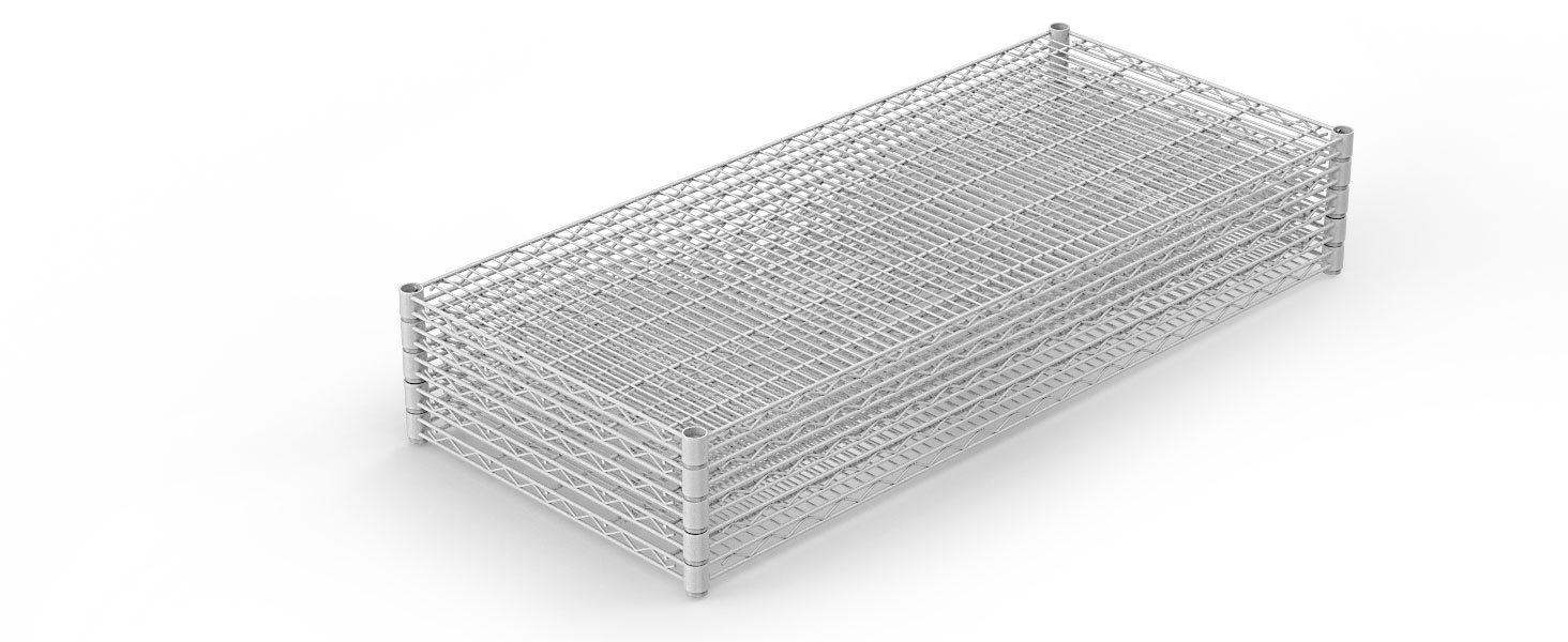 5 Tier 6000lbs Capacity NSF Metal Shelf Wire Shelving Unit