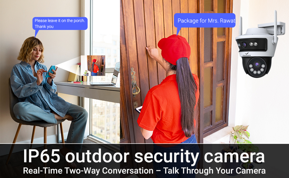 Wireless CCTV Security Camera | Two Way Talk SPN-MC368P
