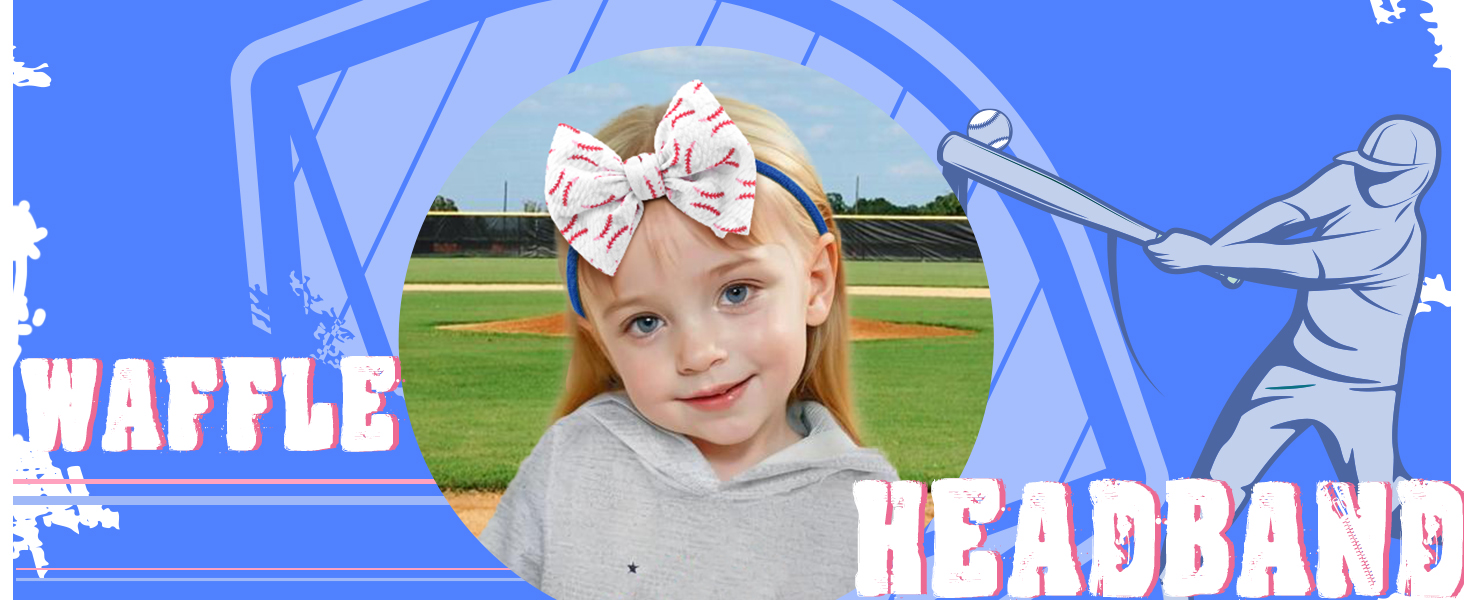 Baseball Baby Girl Headbands 