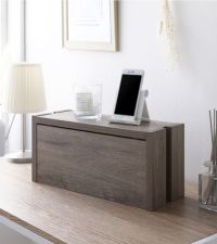 ケーブルボックス 〔 卓上タイプ グレージュ 〕 幅40cm 収納ボックス ×4 楽天市場】ケーブルボックス 〔 卓上タイプ ナチュラル 〕 幅