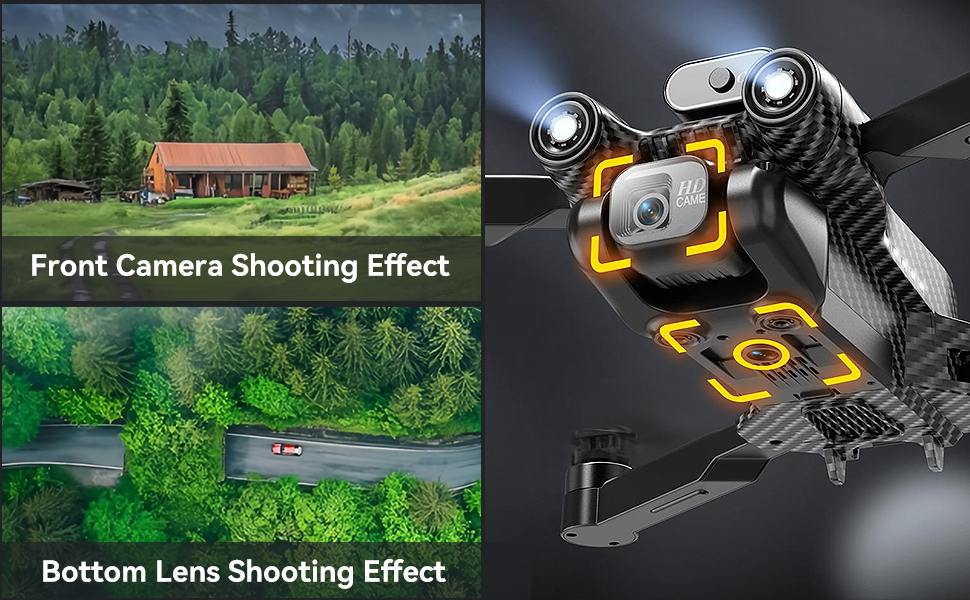 Brushless Motor Drone with Dual Camera