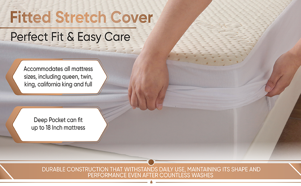 Waterproof mattress Cover Fitted