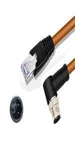 Mr.「md2gII 」 Amazon.com: GXMRHWY M12 4-pin D-Code Male Angled to RJ45