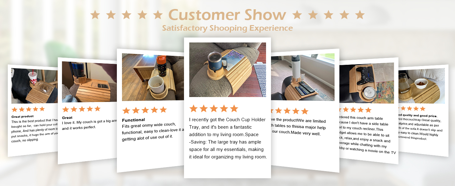 couch cup holder tray