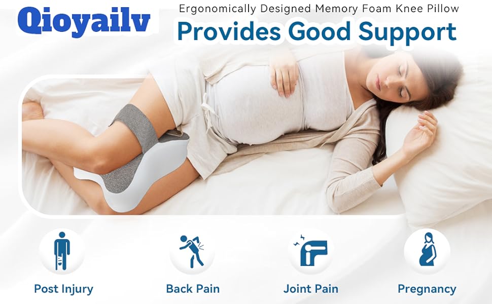 Memory Foam Leg Pillow for Side Sleepers - Sciatica Pain Relief, Spine Aligning, Pregnancy-Safe
| Side Sleeping Knee 0d3e6241 A2d8 44eb 8db9 E8b060c1d251. CR0,19,1070,662 PT0 SX970 V1