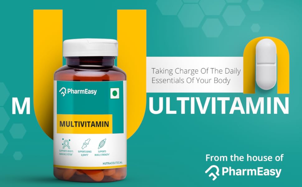 Advanced Multivitamin Capsules with Vitamins and Minerals, Zinc, Calcium, Vitamin C, Vitamin D2, and Antioxidants, for Immunity & Energy - (120 Multivitamin Capsules) Taking charge of daily required of your body's multivitamin from a pharmacy house