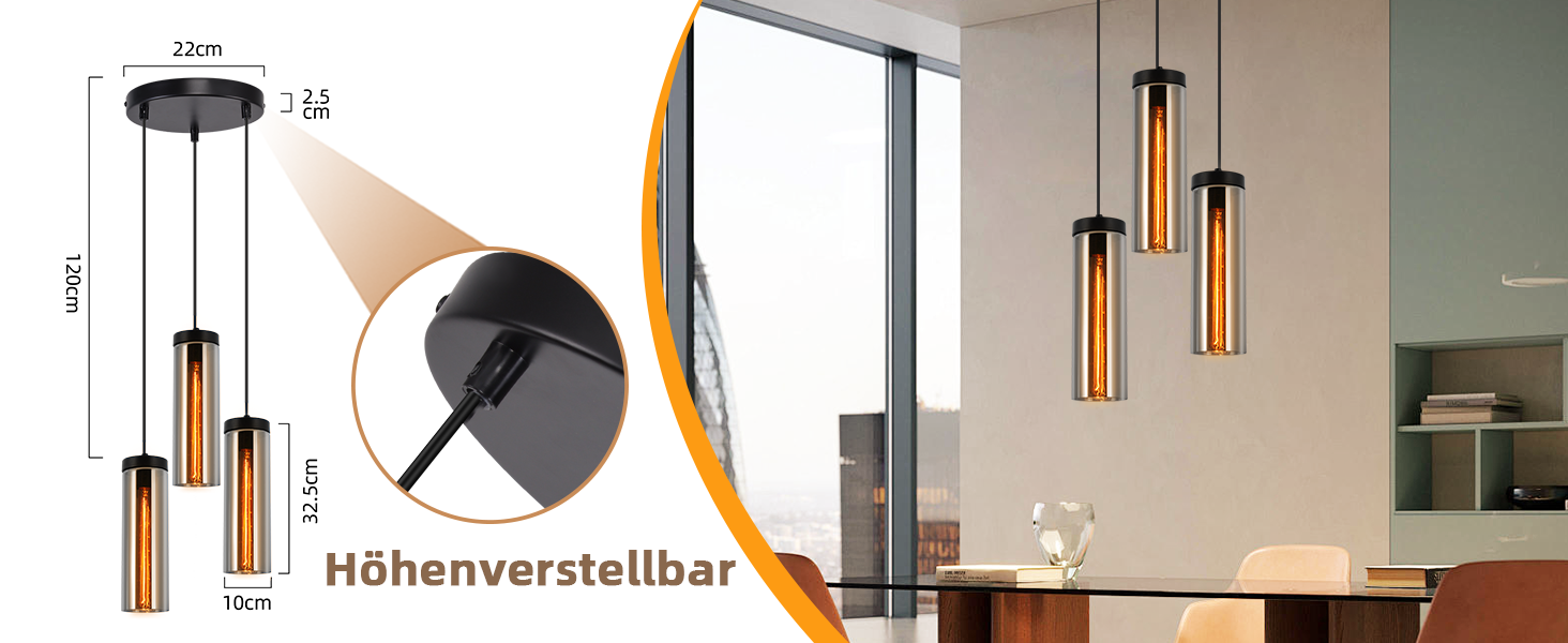pendelleuchte glas