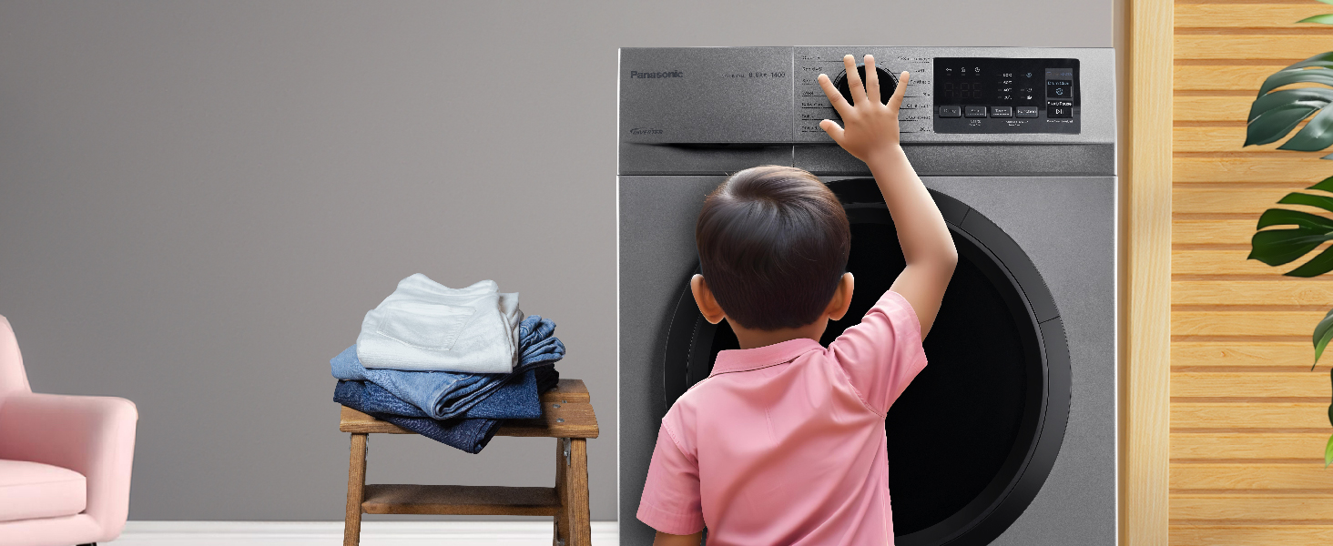 Panasonic Front Load Washing Machine, Child Lock