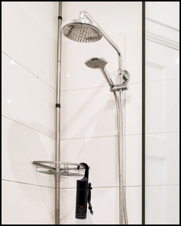 The Original, Reusable, Hanging Shaving Cream Can Accessory Cap with Razor Holder for Women and Men