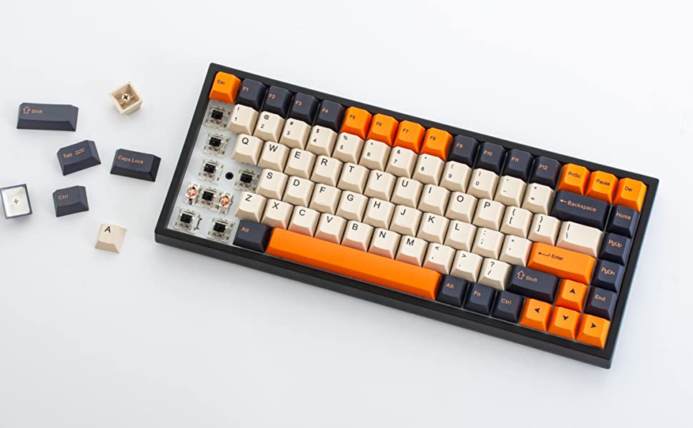Amazon | YUNZII KC84 84キー ホットスワップ可能な有線