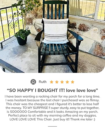 Porch rocking chair