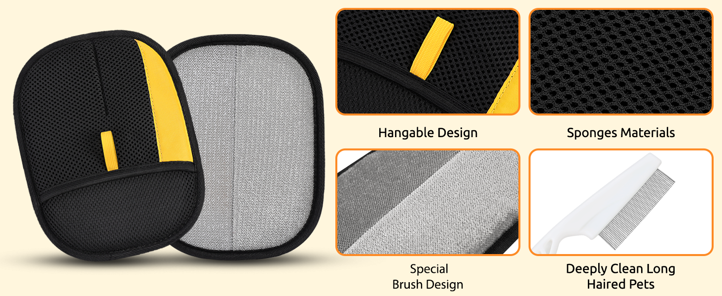 The larger cleaning surface works twice as fast as traditional lint rollers