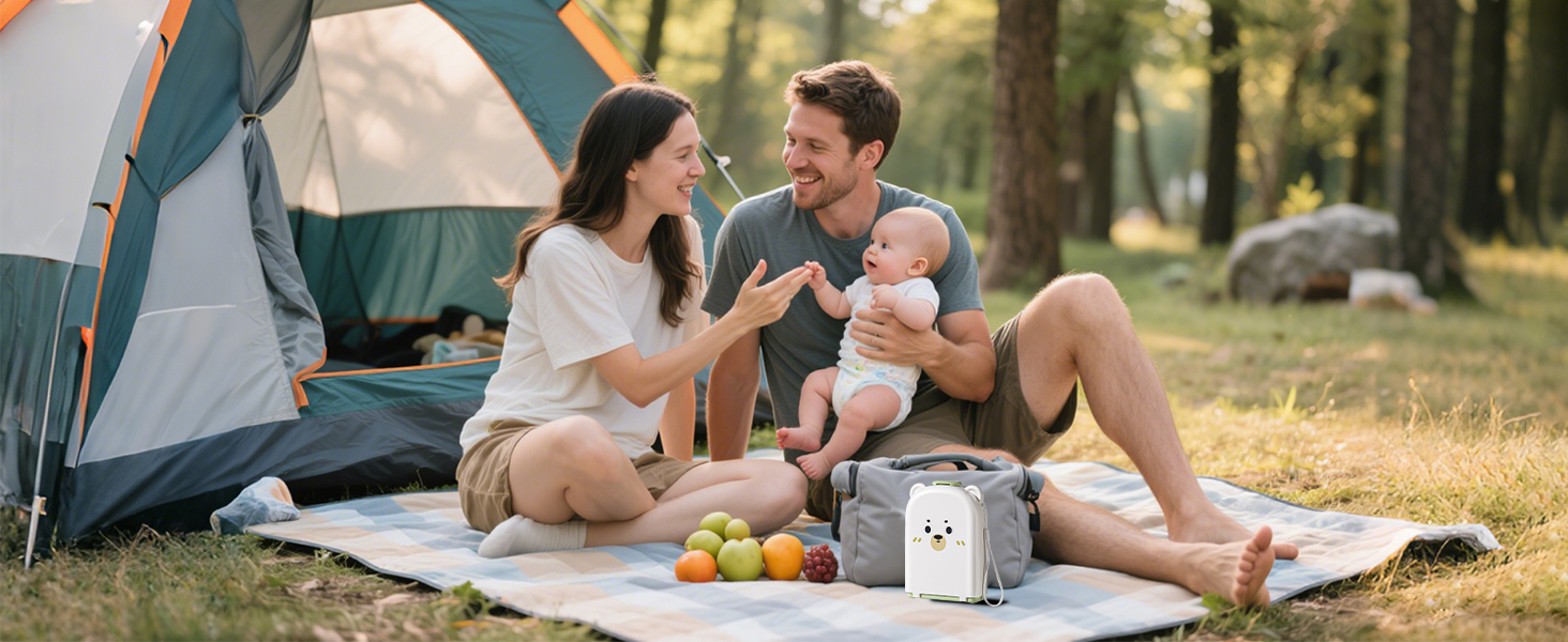 Ideal for Camping, Road Trips, and Outdoor Baby Feeding Moments