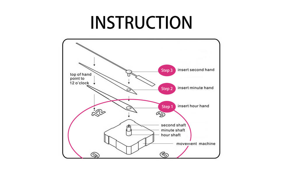 COUCHINLARY Klein Blue Flower Clock Minimalist Design