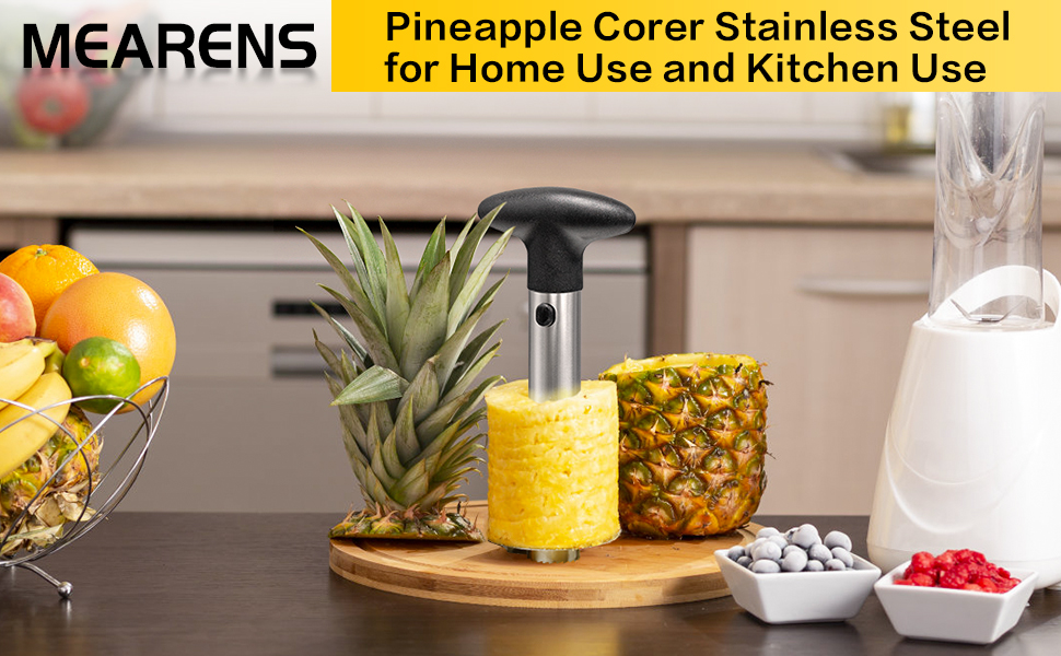 Pineapple Corer, Stainless Steel Pineapple Core Remover