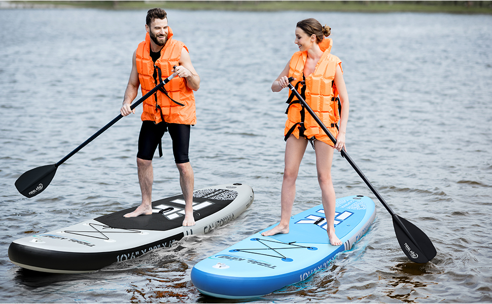 Tidal King 10'6 x 33" x 6" California ISUP Inflatable Stand Up Paddle