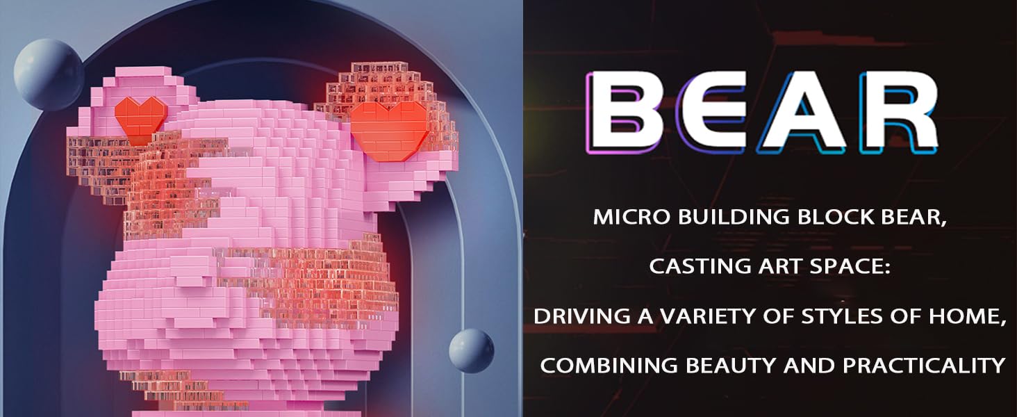 Building block bear building block toy