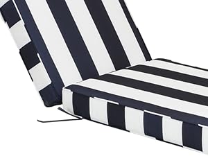 2-Pack Extra Thick 5-Inch Outdoor Chaise Lounge Cushions