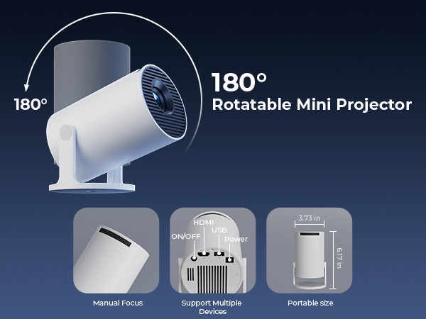 CLOKOWE 1080P プロジェクター 本体 CLOKOWE 1080P Wi-Fi Bluetooth プロジェクター ユーザーマニュアル