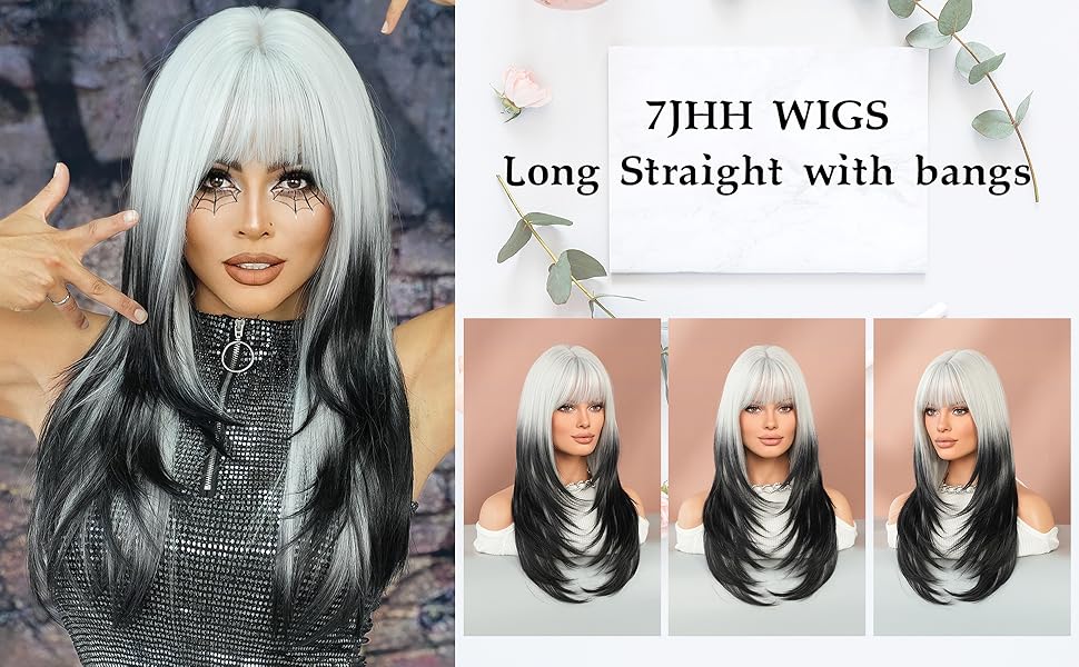 ソリティ Whip Hair Color 7個セット　ダークブラウン Amazon.com : 7JHH WIGS 25Inch Long Straight Layered Wig with